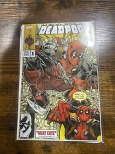 DEADPOOL #1 * NM+ * TODD NAUCK GOLD TRADE VARIANT LTD 1200 SPIDER-MAN 🔥🔥
