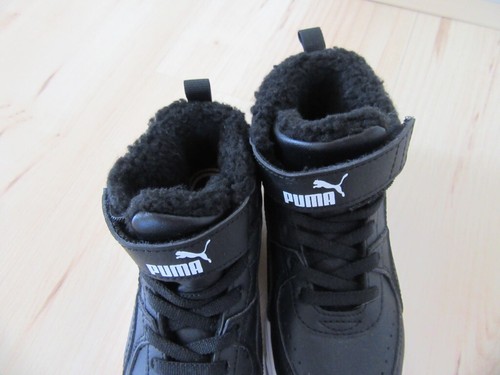 warme Schuhe, High-Sneaker von Puma für Jungen, Gr. 27, schwarz, gefüttert, Neu - Bild 4 von 9