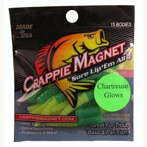 Leland Lures 1 3/4" Crappie (15 Pack), Chartreuse Glow eBay