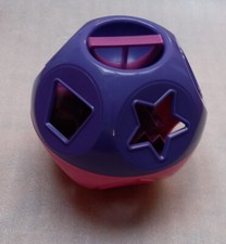 Tupperware TupperToys Shape-O Ball Learning 9 Shape Sorter Toy-Missing 1
