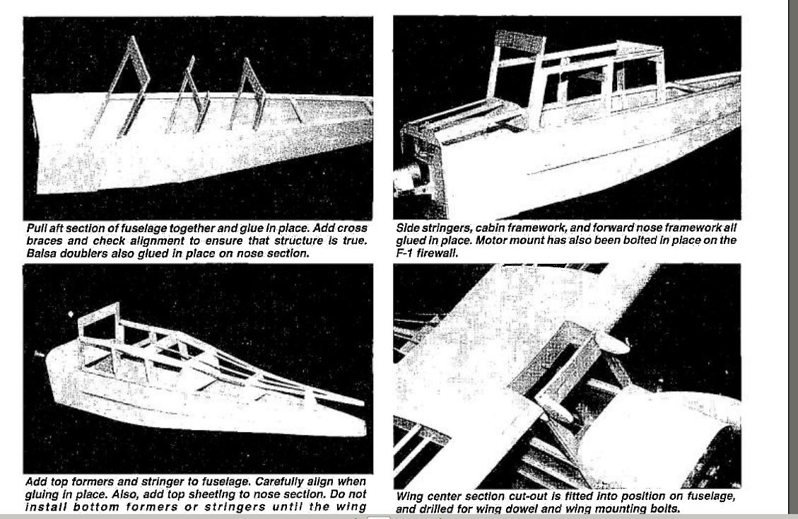 Electric Decathlon 72 inch Wing Scale Radio Control AIrplane Printed