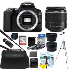 Canon EOS 250D / Rebel SL3 24.1MP 4K Digital SLR Camera  ALL YOU NEED KIT
