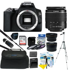 Canon EOS 250D / Rebel SL3 24.1MP 4K Digital SLR Camera + ALL YOU NEED KIT