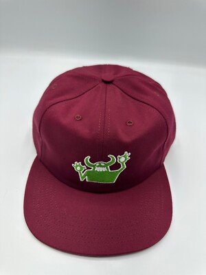 TOY MACHINE OG Monster Red Adult Baseball Cap Hat One Size