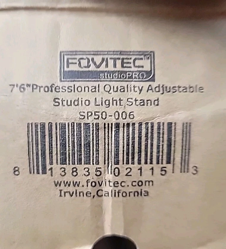 StudioPRO 7'6" Professional Quality Photography Lighting Tripod Adjustable NEW - Image 4 of 4