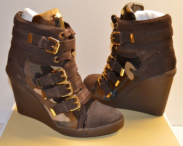 michael kors camo sneakers