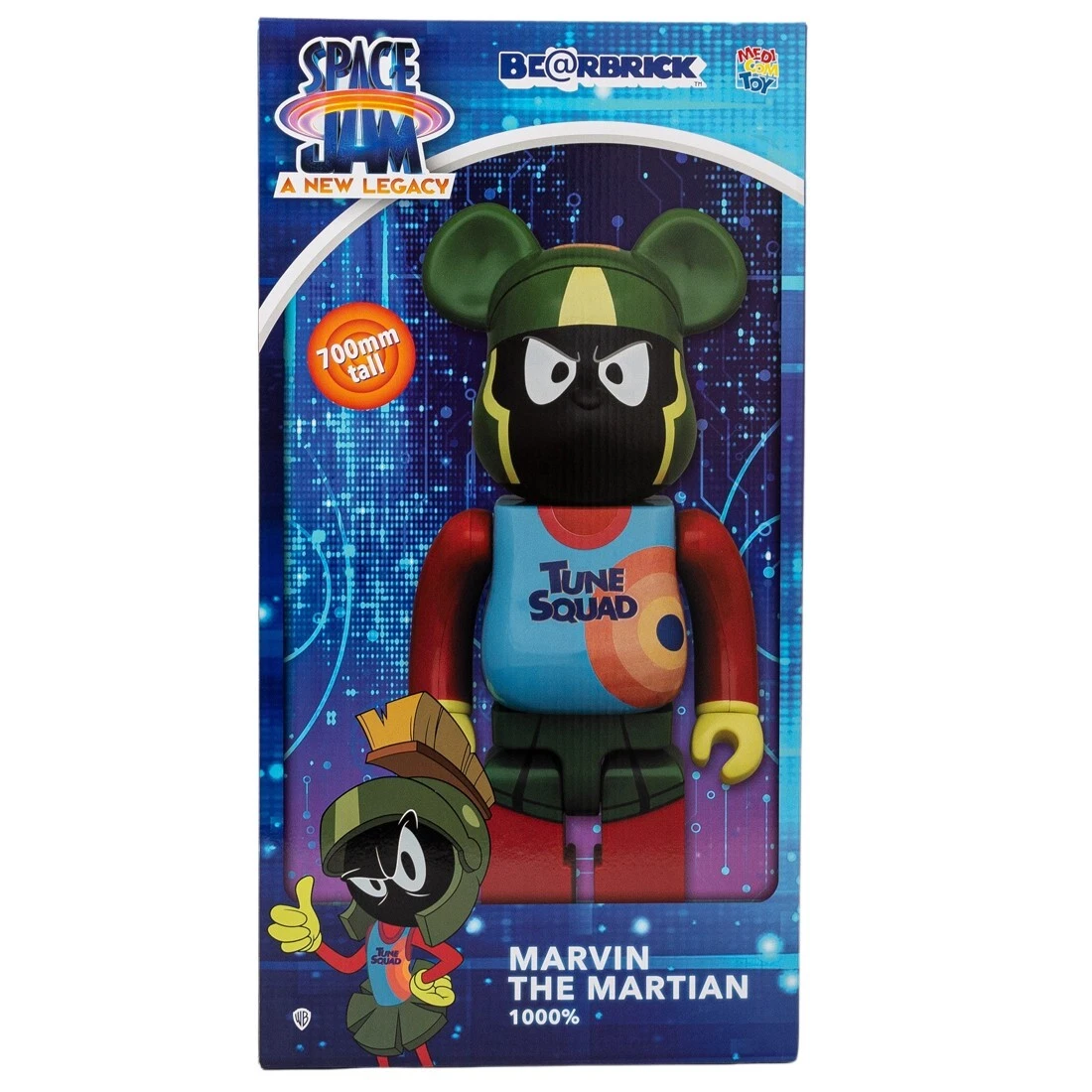 Medicom Space Jam New Legacy Marvin The Martian 1000% Bearbrick Figure