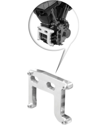 Engine Adapter Plate 88A Twin Cam mount for Evolution-style Softail/Rigid Frame