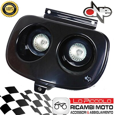 One Mask with Front Halogen Laser Light for MBK Booster Spirit 50