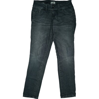 LTB W28 L30 Jeans Hose grau Damen Molly super stretch low Rise Slim Leg Fit 36 S