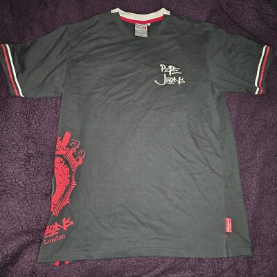 New Vintage Y2K Pepe Jeans London Shirt-Mens XL-Black,Red,White-Trinidad Trini