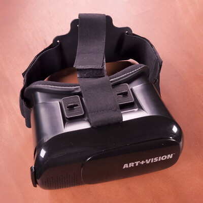 Art+Vision VR Virtual Reality Headset for Android and iPhone (No Earbuds) AS IS