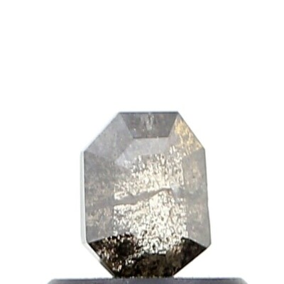 Natural Rustic Diamond 0.45tcw Brownish Gray Sparkling Radiant Rose Cut For Gift