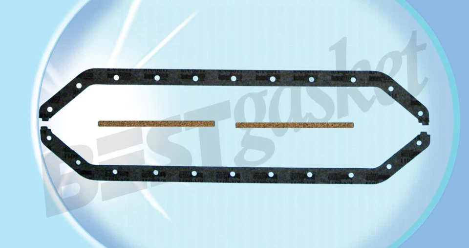 Juego de juntas de cárter de aceite de motor Packard Nash Hudson Studebaker 320 352 374 V8 1955-56 Foto 2 de 4