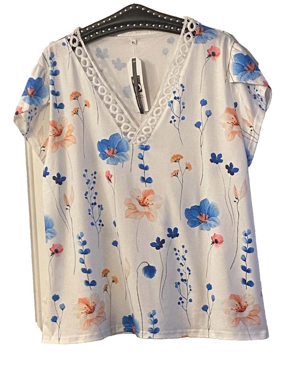 Polyester White Tops for Women