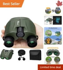Ultra Portable High-Performance 10x25 Binoculars - Compact Design