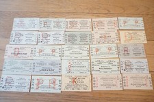 Northern Ireland Railway Ticket x25 Irish Ref F