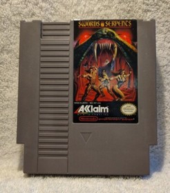 Swords and Serpents (NES 1990) CIB + Case Protector VGC Cleaned & Tested VINTAGE