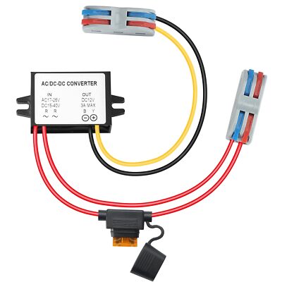 15-40V to 12V 3A Step-Down Converter Waterproof Voltage Reducer for Vehicles