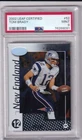 2002 Donruss Leaf Certified Tom Brady #52 PSA 9