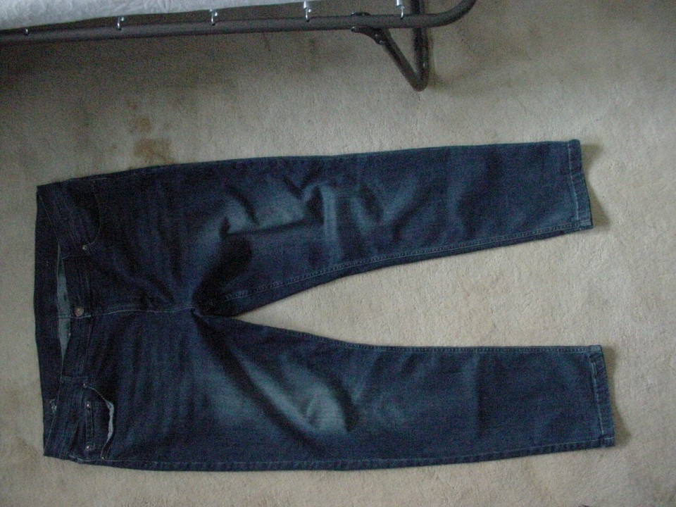 Mugsy Jeans Mens 40x32 Fultons Blue Stretch Denim Dark Wash eBay