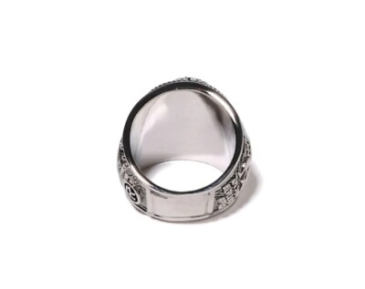 A BATHING APE BAPE COLLEGE RING 1J80-182-007 Gold, Silver | eBay