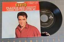 ELVIS PRESLEY 45 PICTURE SLEEVE "FRANKIE AND JOHNNY/PLEASE DON'T STOP..."  1966