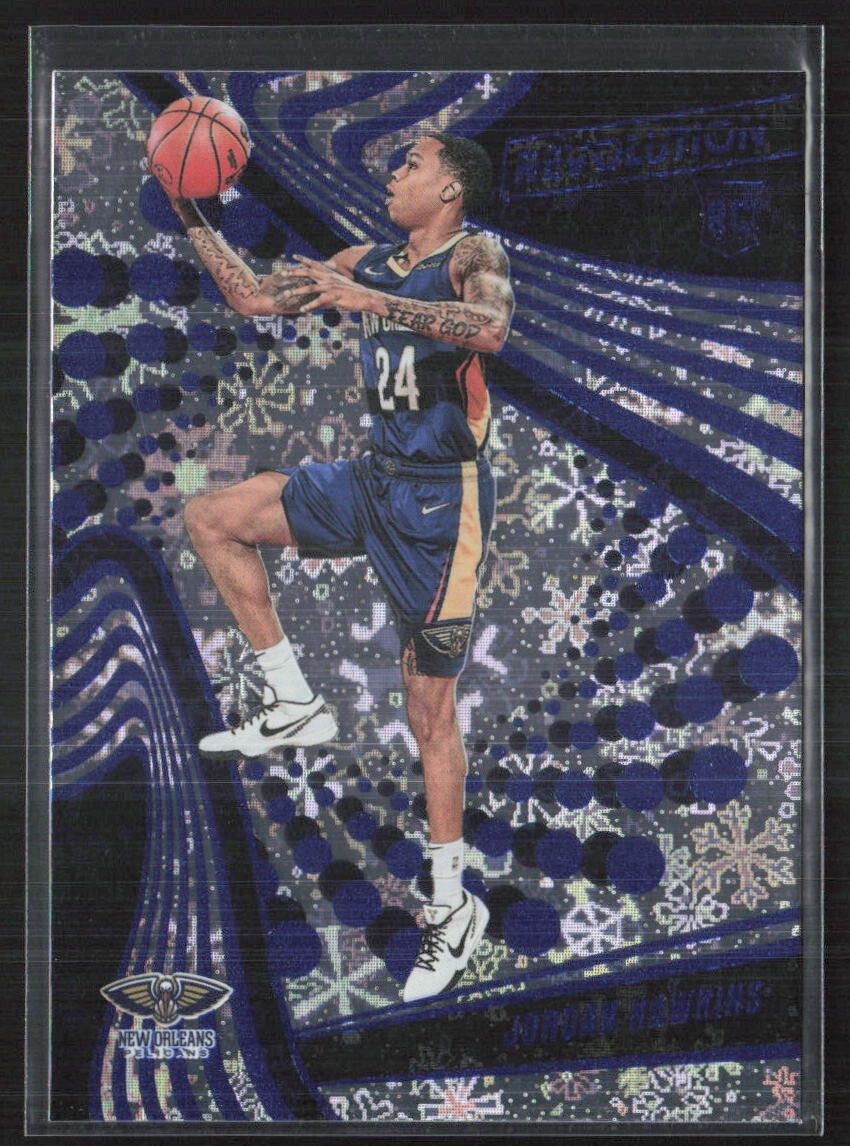 2023-24 Panini Revolution Jordan Hawkins #116 Winter Parallel Rookie Card RC
