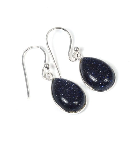 925 Solid Sterling Silver Green Onyx,Garnet Multi Stone Hook Earring Ji760 - Picture 71 of 81
