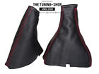 <!--F#f_0-->FOR HOLDEN VIVA 2002-2009 Gear Handbrake Boot Leather Stitch Red (For: Holden)<!--F/-->