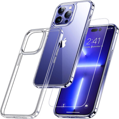 For iPhone 14 Pro Max 13 12 11 Plus Mini XR XS 8 SE 2020 Case + Screen Cover