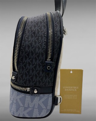 Michael Kors Signature Rhea Zip Extra Small Messenger Backpack Michael Kors Rhea Zip Extra Small Messenger Backpack  main image 3