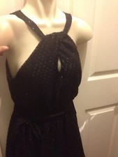 Express Little Black Dress  Glitter Size SP Great Evening Go To