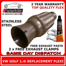 VW Golf 1.4i 2004-2006 Exhaust Replacement Flex Flexi For front Pipe, 322031