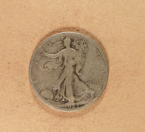 1923-S Walking Liberty Half Dollar, grades VG, Better Early Date.