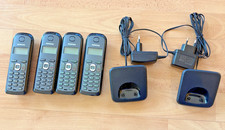 Siemens Gigaset AS285 4 Mobilteile 2 Ladeschalen alles funktionsfähig