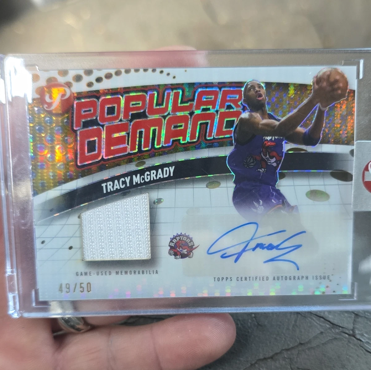 25+ Tracy McGrady Basketball Original Autographed Sports Trading
