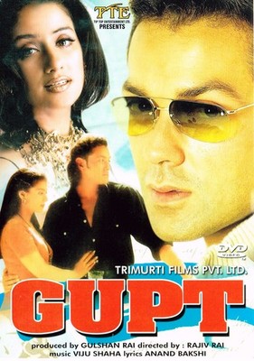 Gupt. Bollywood Film mit Bobby Deol. Manish Koirala, Kajol.  DVD