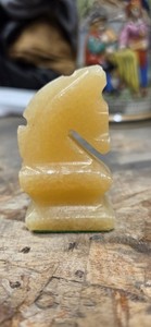 Hand Carved Knight Onyx Or Jade
