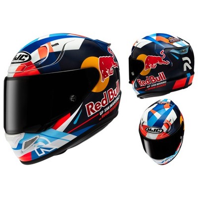 HJC - Motorcycle Full Face Helmet - RPHA12 Red Bull Misano GP 2 MC21 - Includes Pinlock