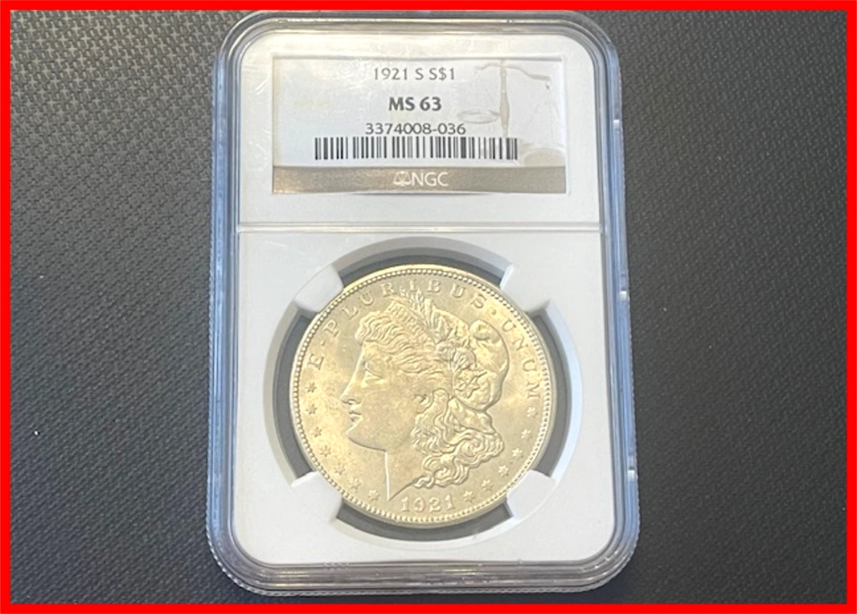 MS 63 Graded 1921 Year Morgan US Dollars (1878-1921) for sale | eBay