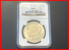 1921-S Morgan Dollar - NGC MS63 - Nice Strike with Superb Luster