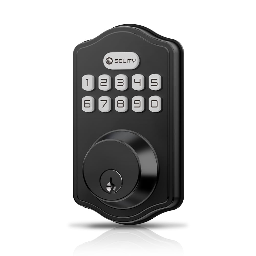 Smart Digital Deadbolt Lock Keyless Entry Auto Lock 100 Cu