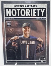 2025 Panini Mosaic Colston Loveland #24 Notoriety RC Bears