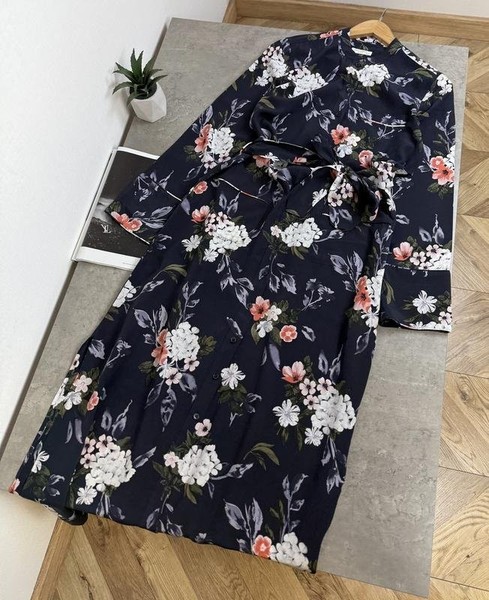 Women Basic Equipment Dress Multicolor Silk 34