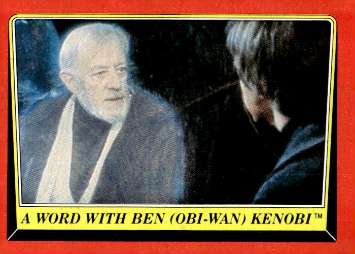 1983 Topps Star Wars: Return of the Jedi #59 A Word with Ben (Obi-Wan) Kenobi