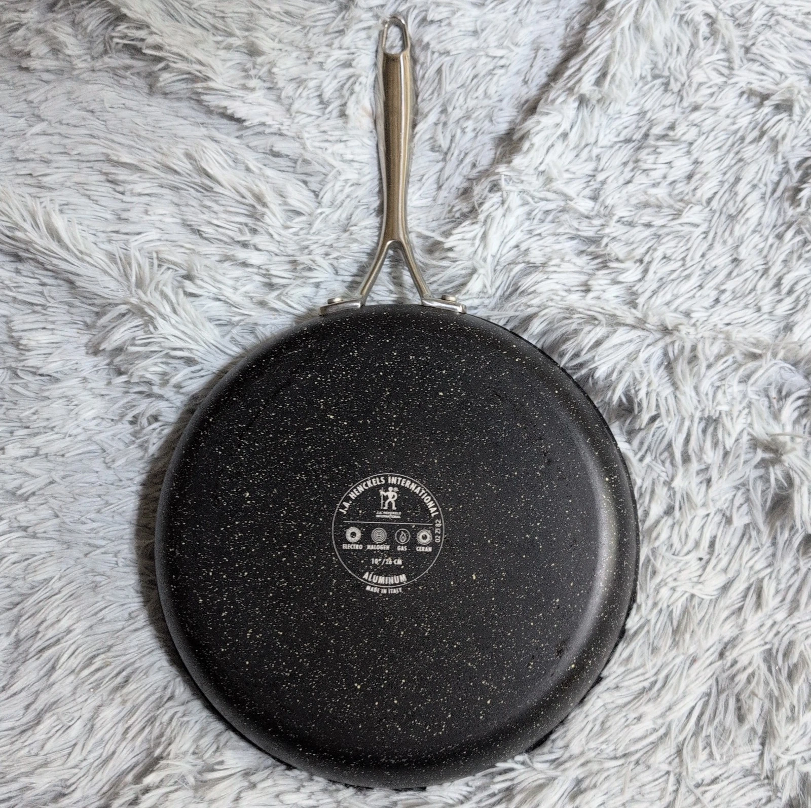 J.A. Henckels Skillet Fry Pan Gray Speckled Aluminum 10" Non Stick Italy