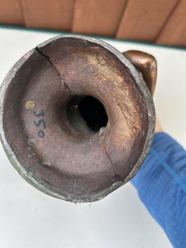 Büste Skulptur Metall Bronze Stil - Bild 5 von 5