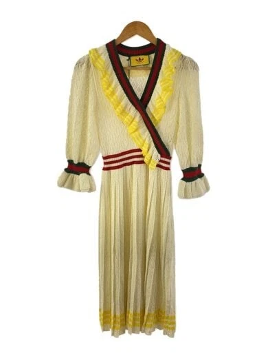 GUCCI/22ss/Robe manches longues/S/Soie/IVO/693831