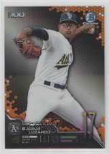 2019 Bowman Scouts' Top 100 Orange Refractor 2/25 Jesus Luzardo #BTP-17 8at